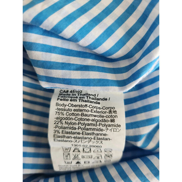 Scotch & and Soda Mens Gingham plaid button up shirt L Easter career casual - Picture 6 of 8